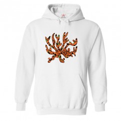 Halloween Coral Classic Unisex Kids and Adults Pullover Hoodie				 									 									